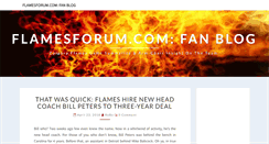 Desktop Screenshot of flamesforum.com